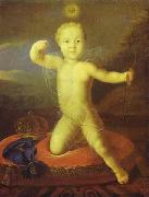 unknow artist Piotr Romanow as Cupid oil painting reproduction
